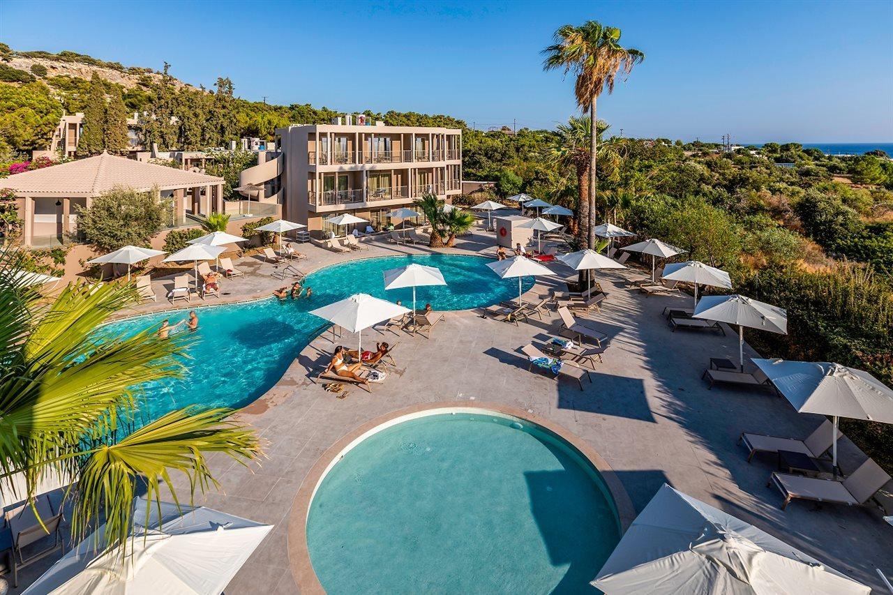 Hotel White Olive Premium Lindos Pefki Exterior foto