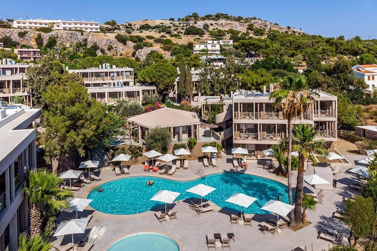 Hotel White Olive Premium Lindos Pefki Exterior foto