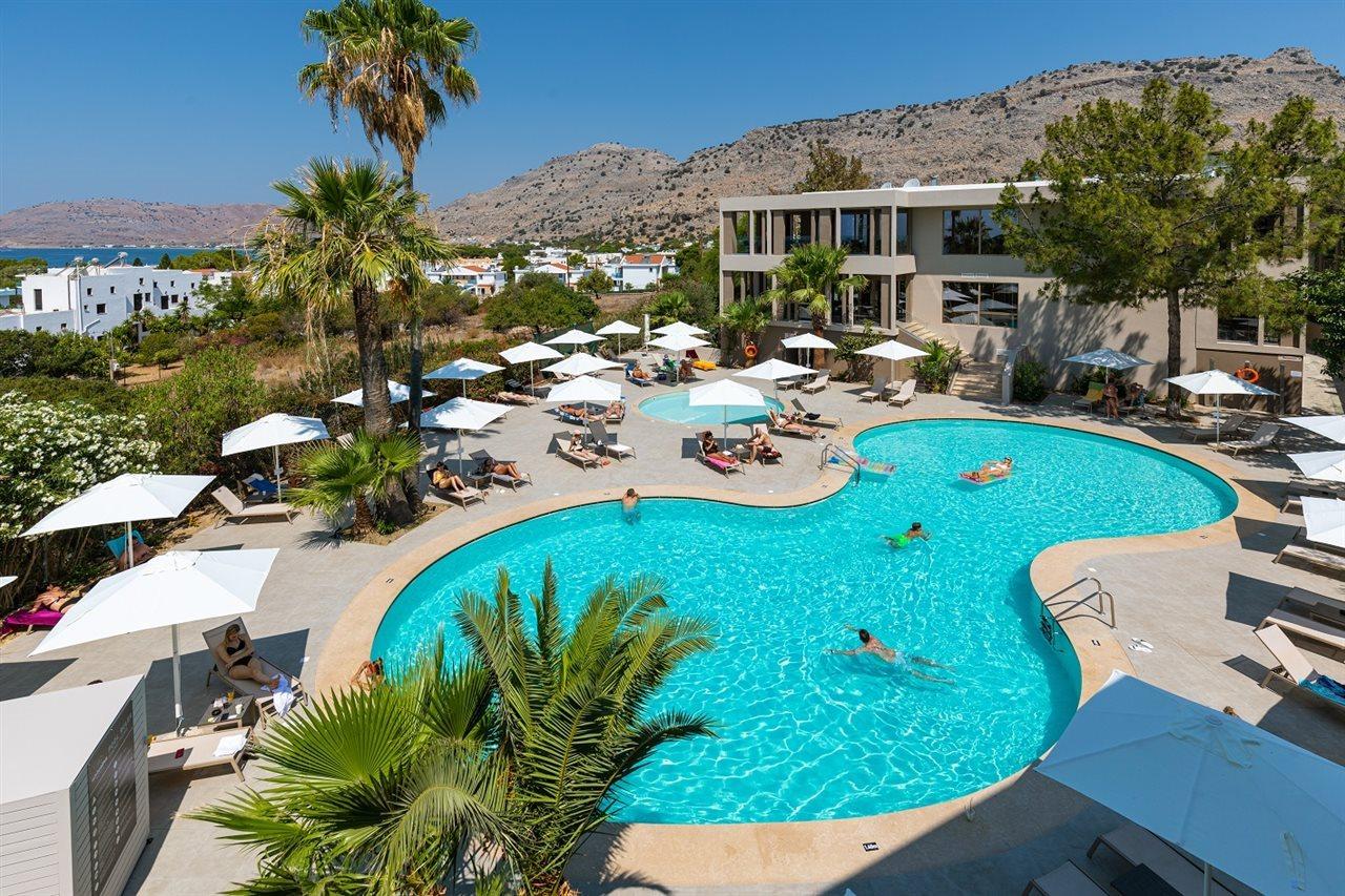 Hotel White Olive Premium Lindos Pefki Exterior foto