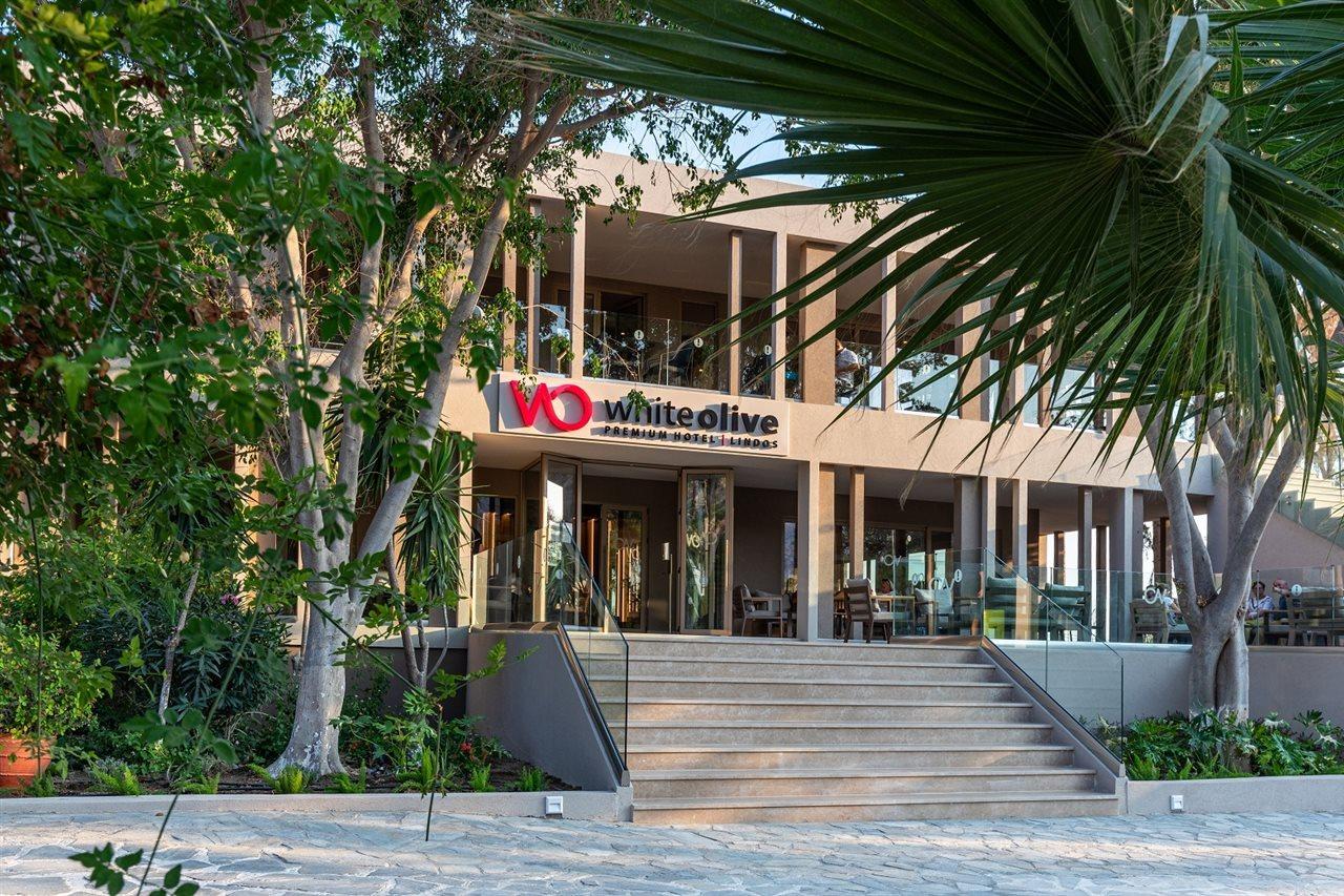 Hotel White Olive Premium Lindos Pefki Exterior foto