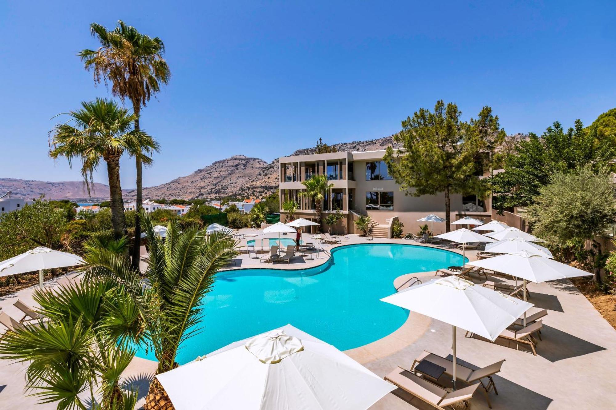 Hotel White Olive Premium Lindos Pefki Exterior foto