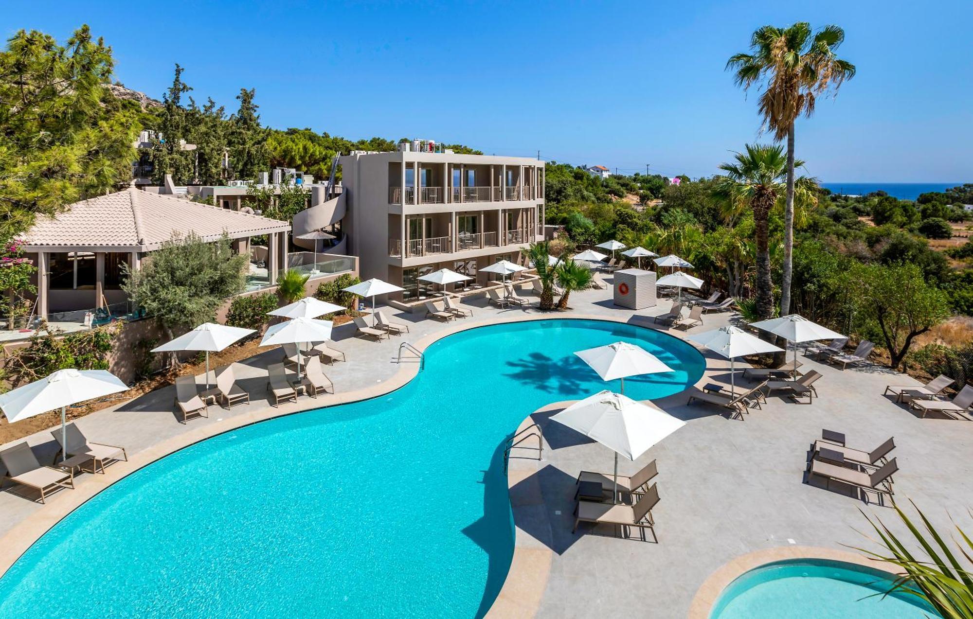 Hotel White Olive Premium Lindos Pefki Exterior foto
